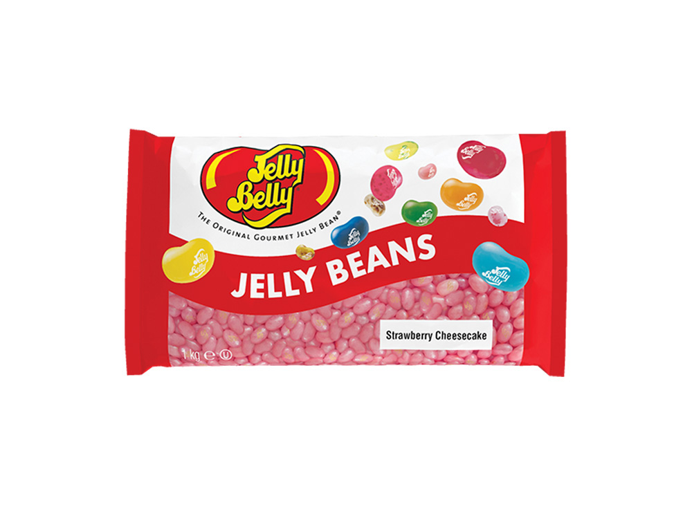 Jelly Belly 1kg Bulk Bag Strawberry Cheesecake Flavour
