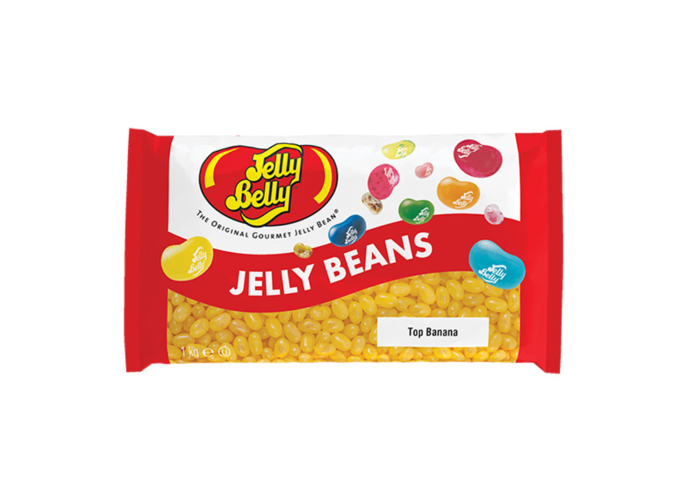 Jelly Belly 1kg Bulk Bag Top Banana Flavour