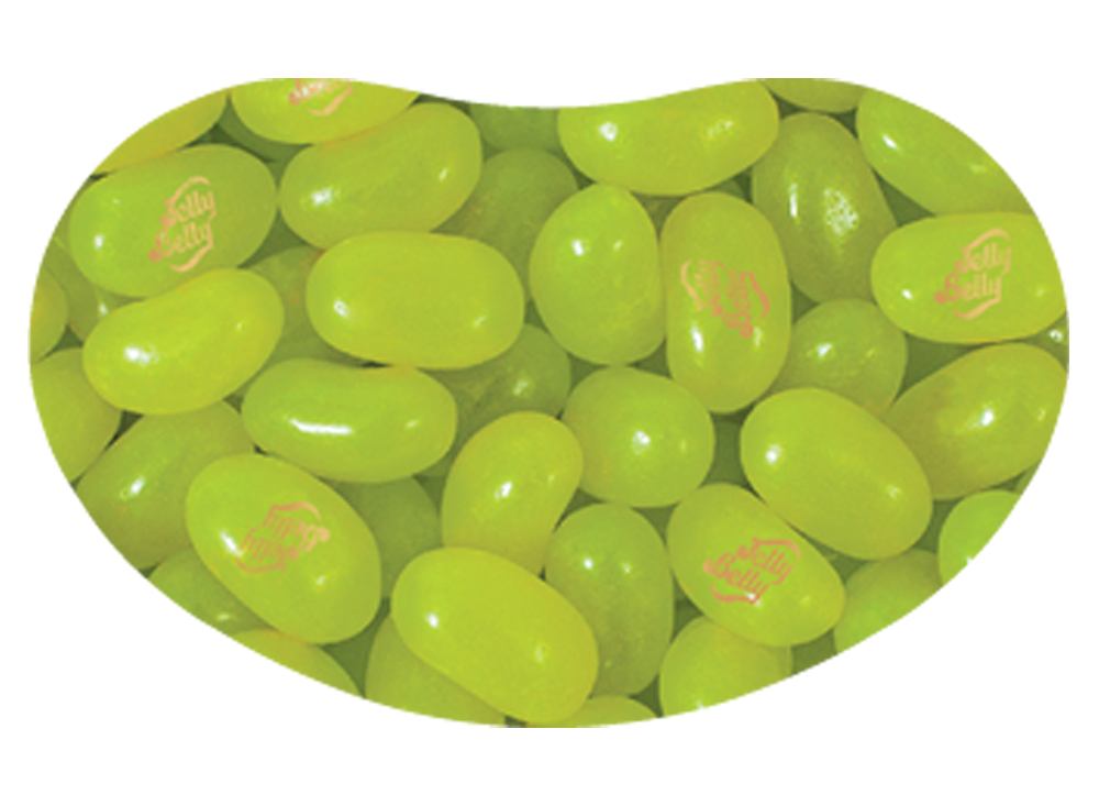 Jelly Belly Lemon Lime flavour cutout