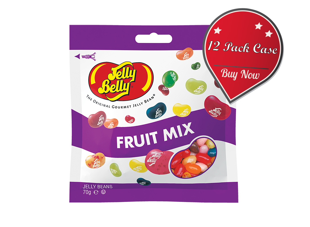 Jelly Belly Fruit Mix 70g Bag Multipackk offer