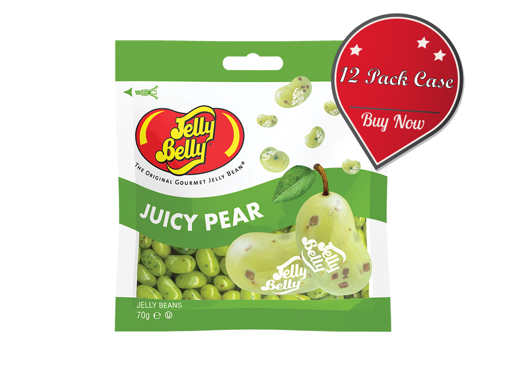 Jelly Belly juicy Pear 70g bag multipack offer