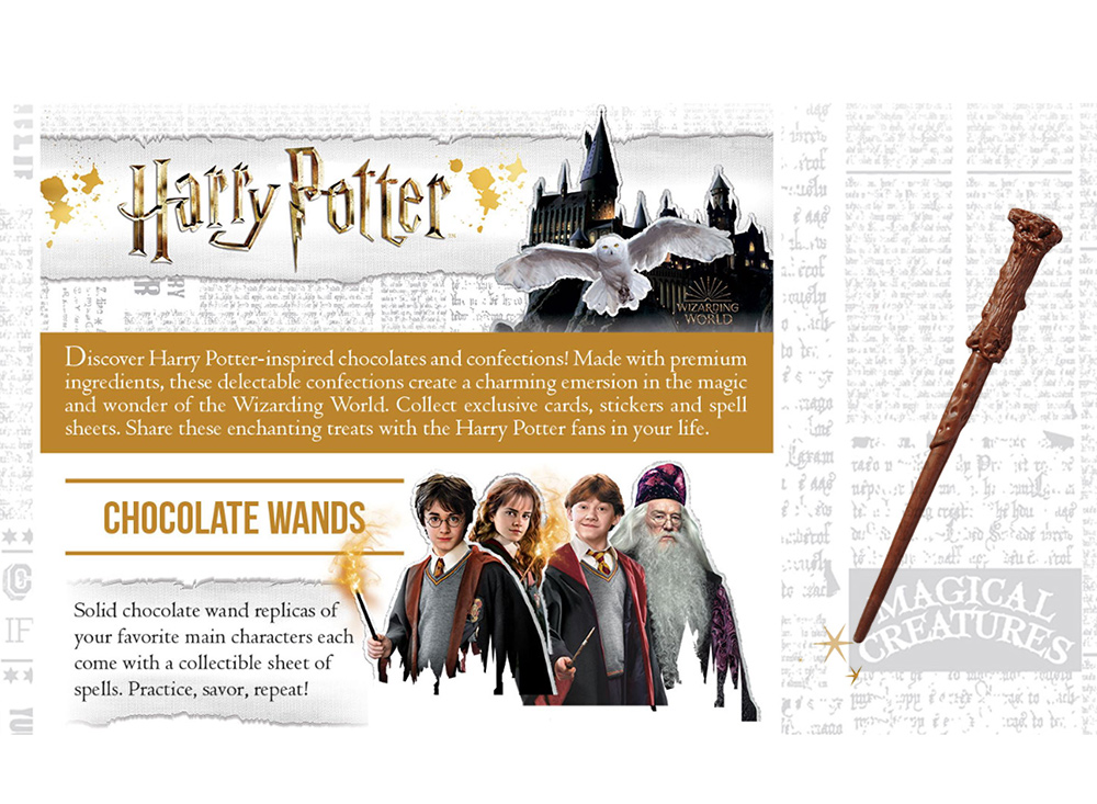 Jelly Belly Harry Potter Chocolate Wand script