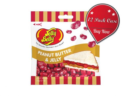 Jelly Belly Peanut Butter & Jelly flavour 70g bag Multipack offer