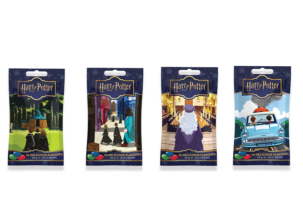 Harry Potter Good Flavour Beans Mix 28g Bag Fourseome