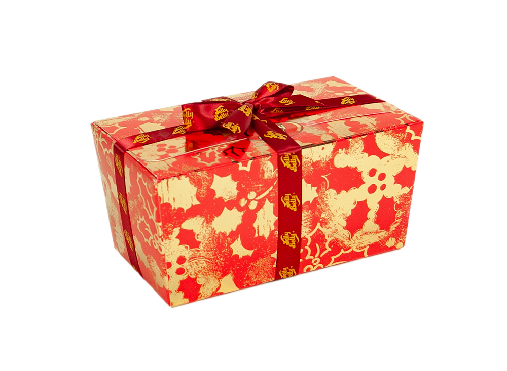 Red Gold XMAS Ballotin 50 Assorted Mix LOGO Tin 200g