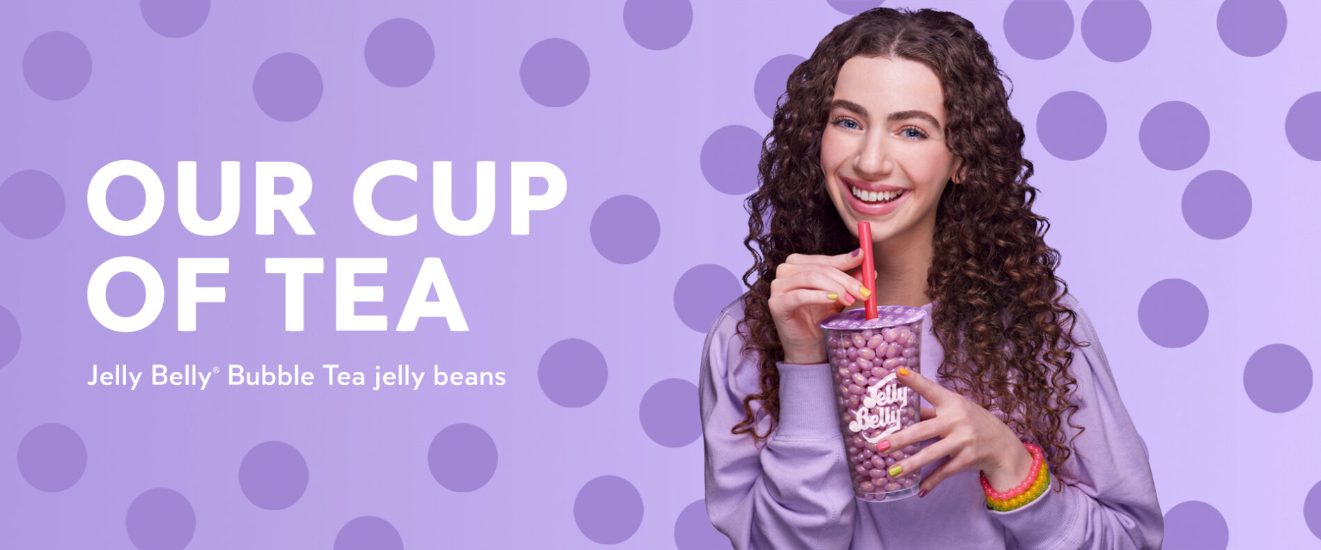 Jelly Belly Bubble Tea Banner