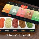 October Free Gift Jelly Belly Cocktail 125g Gift Box