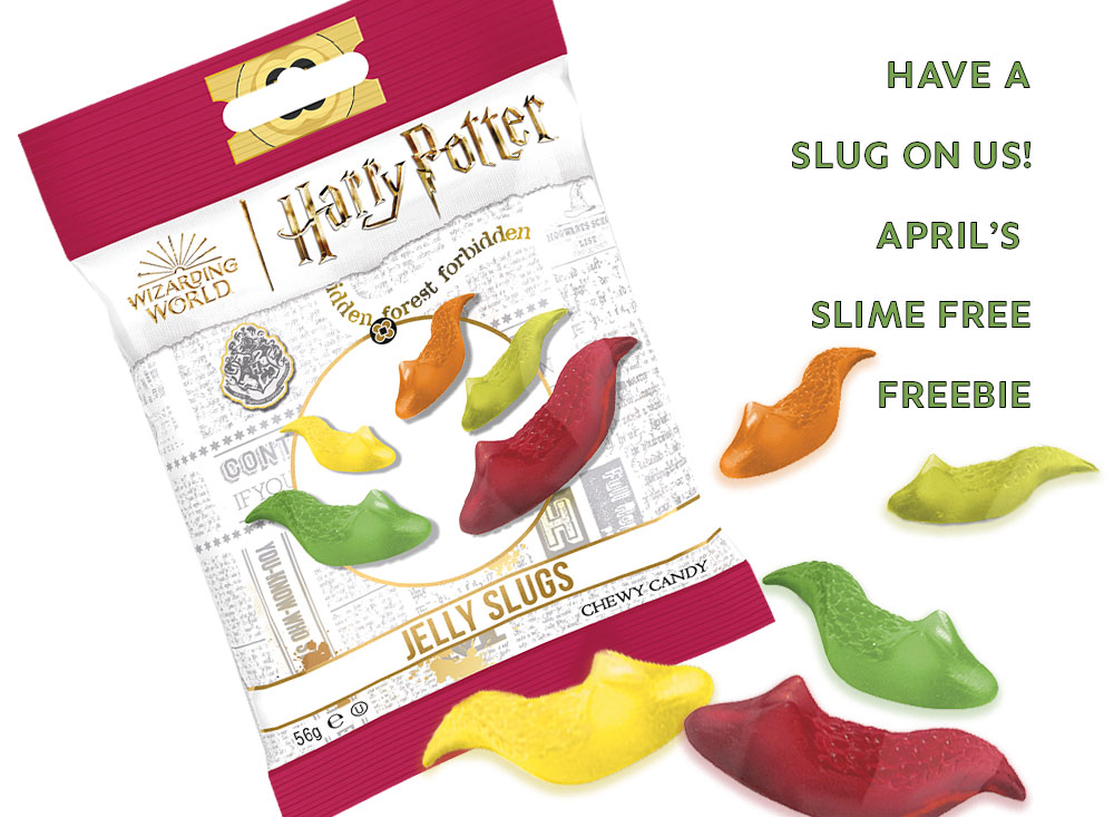 April's FREE Gift 56g Harry Potter Slugs