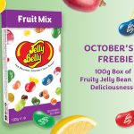 October's Freebie Fruit Mix 100g Box