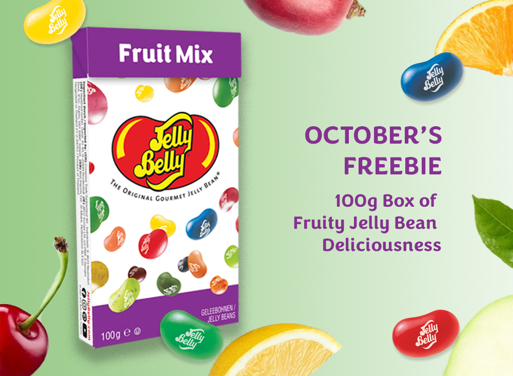 October's Freebie Fruit Mix 100g Box