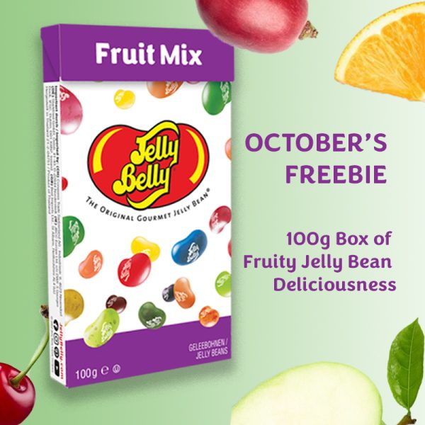 October's Freebie Fruit Mix 100g Box